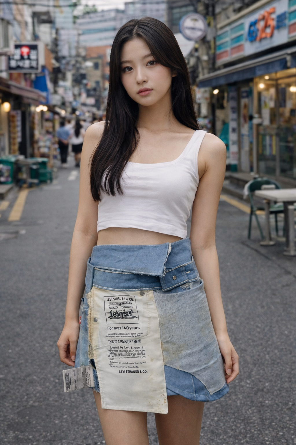Inside-out skirt